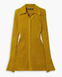 Proenza Schouler Ribbed velvet shirt - Yellow Yellow