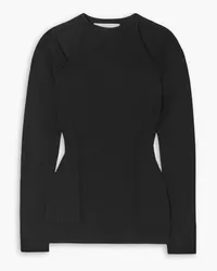 AZ FACTORY Thebe Magugu cutout stretch-knit sweater - Black Black