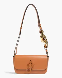 J.W.Anderson Embellished leather shoulder bag - Brown Brown