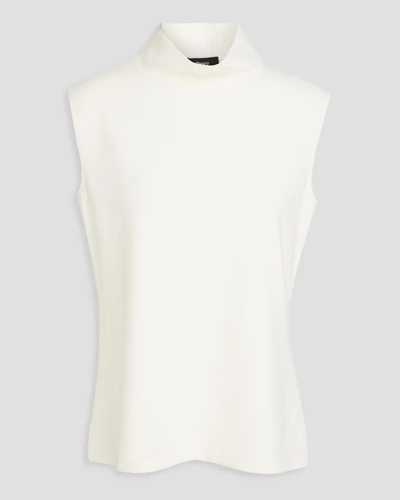 Theory Jersey turtleneck top - White White