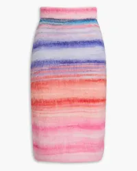 Missoni Striped brushed wool-blend skirt - Multicolor Multicolor