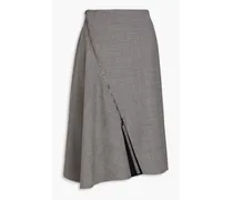 Mélange wool skirt - Gray