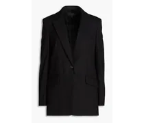 Ames wool-blend twill blazer - Black