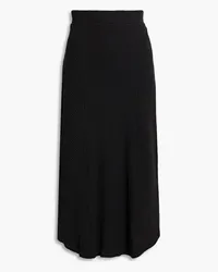 Rag & Bone Ribbed jersey midi skirt - Black Black