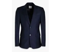 Slim-fit wool suit jacket - Blue