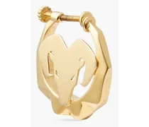 Gold-tone earring - Metallic
