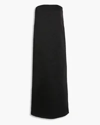 tibi Strapless Lurex midi dress - Black Black