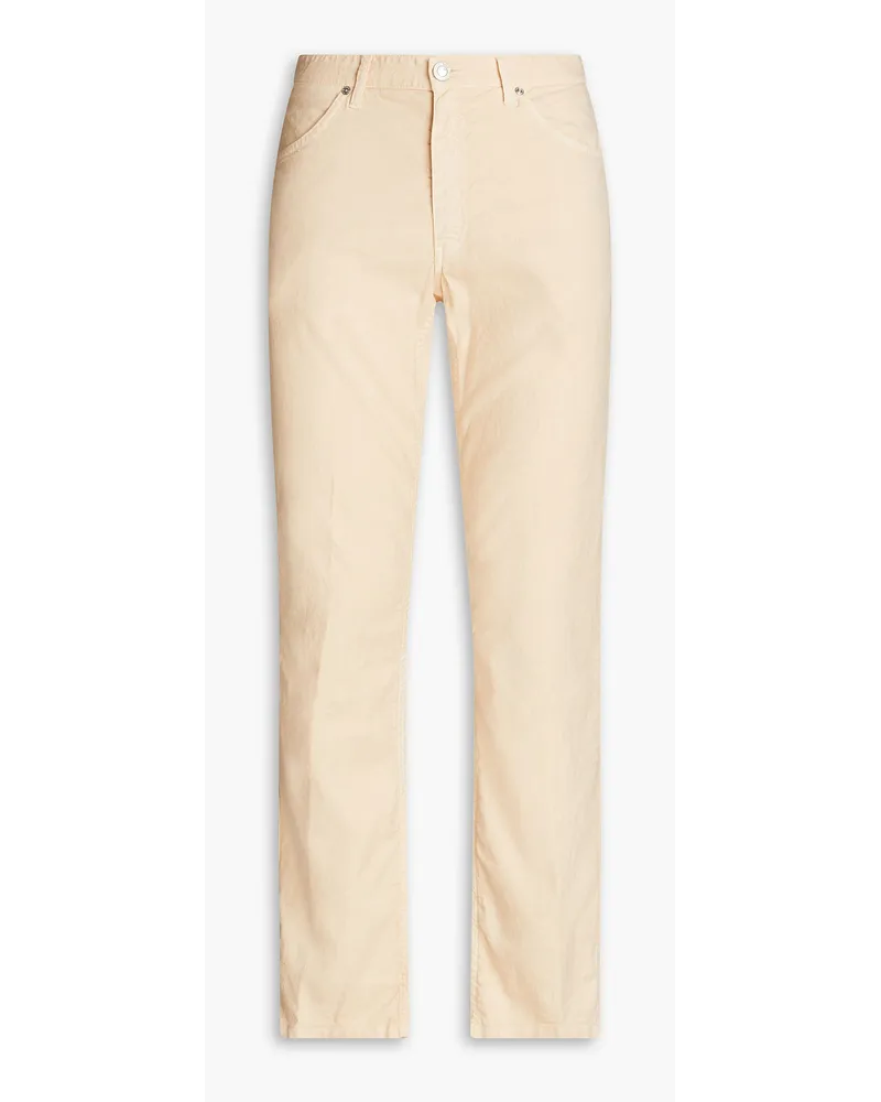 120% Lino Linen and cotton-blend pants - Neutral Neutral