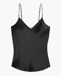 Frame Denim Silk-satin camisole - Black Black