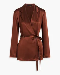 Joseph Joubert silk-satin blazer - Brown Brown