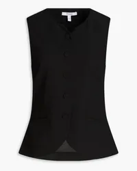 Derek Lam Ruched crepe vest - Black Black