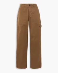 Fortela Jerry cotton straight-leg cargo pants - Brown Brown