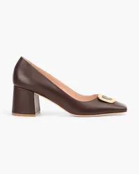 Rupert Sanderson Naxos embellished leather pumps - Brown Brown