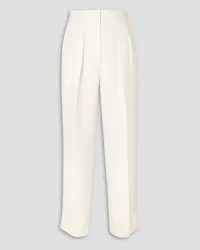 Roksanda Ilincic Pleated cady straight-leg pants - White White