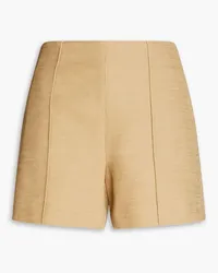 Vince Cotton and linen-blend shorts - Neutral Neutral