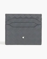 Montblanc Textured-leather cardholder - Gray Gray