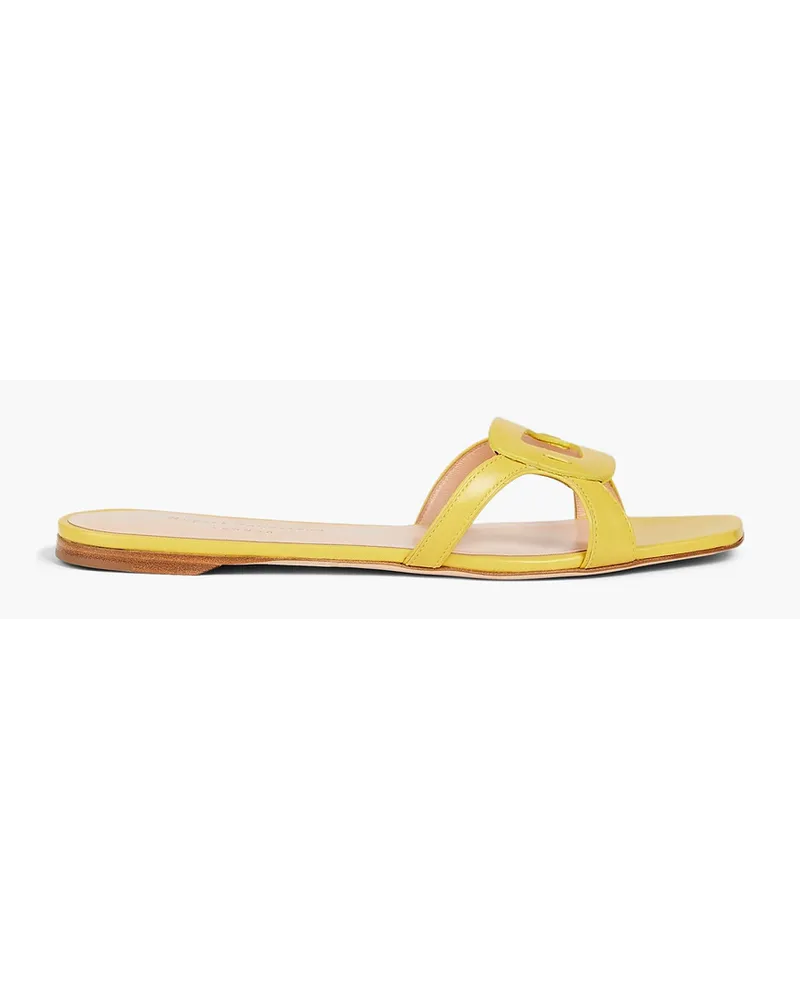 Rupert Sanderson Leather sandals - Yellow Yellow