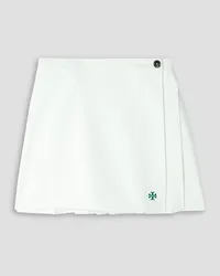 Tory Sport Embroidered piqué tennis skirt - White White