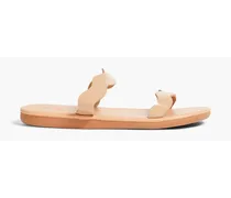 Kastos patent-leather sandals - Neutral
