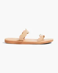 Ancient Greek Sandals Kastos patent-leather sandals - Neutral Neutral