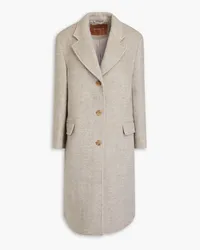 REJINA PYO Kara herringbone wool-blend felt coat - Neutral Neutral