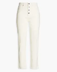 ba&sh Amber high-rise straight-leg jeans - White White