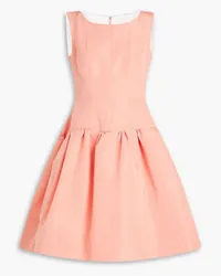 Oscar de la Renta Flared silk-faille dress - Pink Pink