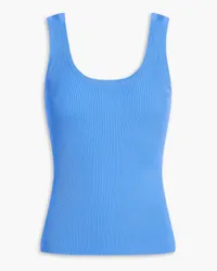 Zimmermann Ribbed-knit tank - Blue Blue