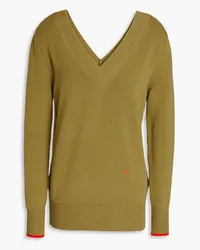 Victoria Beckham Cashmere-blend sweater - Green Green