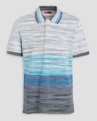 Missoni Space-dyed cotton polo shirt - White White