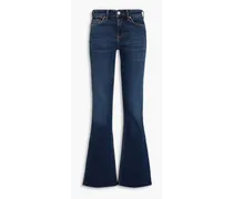Kinsely mid-rise flared jeans - Blue