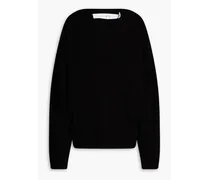 Merino wool-blend sweater - Black