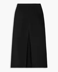 KHAITE Fraser jersey midi skirt - Black Black