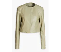 Bor leather jacket - Green