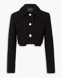 Proenza Schouler Cropped stretch-bouclé jacket - Black Black