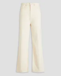 Officine Generale Romy high-rise wide-leg jeans - White White