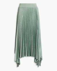 Joseph Ade pleated satin-crepe maxi skirt - Green Green