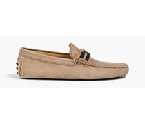 T Timeless Gommino suede driving shoes - Neutral