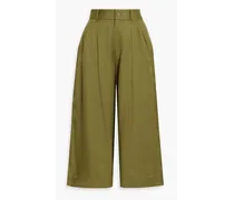 Lilie satin culottes - Green