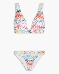 Missoni Mare crochet-knit triangle bikini - Multicolor Multicolor