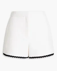 Maje Bouclé-tweed shorts - White White