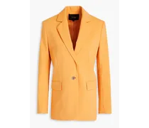 Cotton-blend blazer - Orange