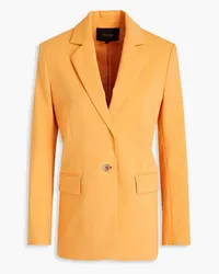 Maje Cotton-blend blazer - Orange Orange