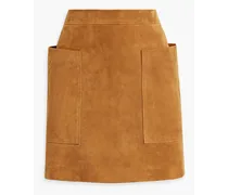 Carolina suede mini skirt - Brown