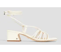 Westley knotted leather sandals - White