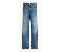 Distressed denim jeans - Blue