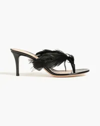 Gianvito Rossi Carimbo patent-leather sandals - Black Black