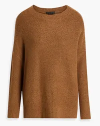 Alice + Olivia Alice Olivia - Roma bouclé-knit sweater - Brown Brown