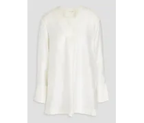Okeniah Lyocell-blend voile blouse - White