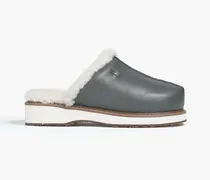 Shearling slippers - Gray